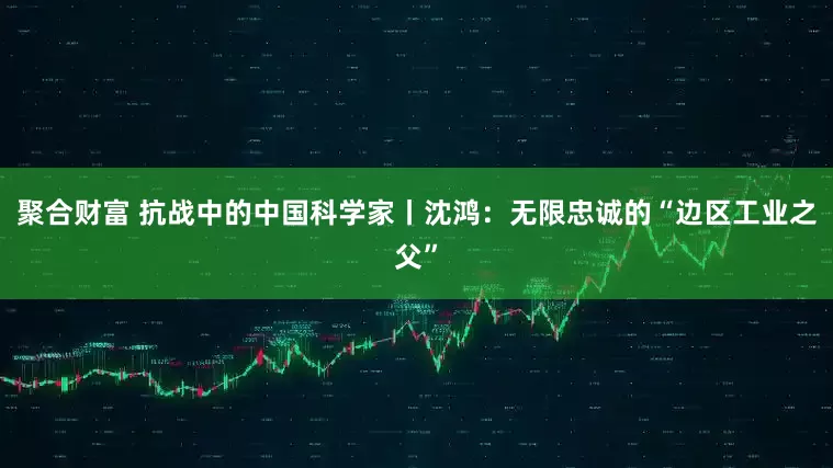 聚合财富 抗战中的中国科学家丨沈鸿：无限忠诚的“边区工业之父”
