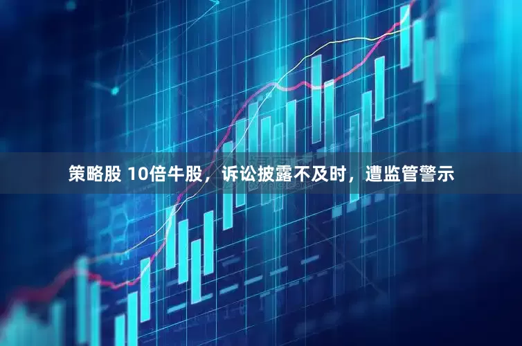 策略股 10倍牛股，诉讼披露不及时，遭监管警示